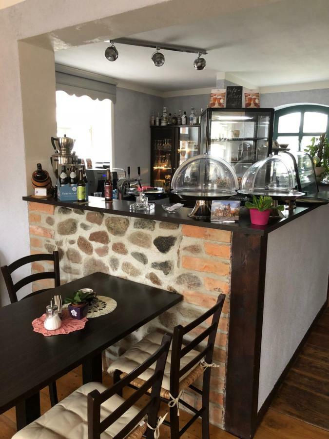 Alte Schule Cafe Und Pension Drehna Kültér fotó