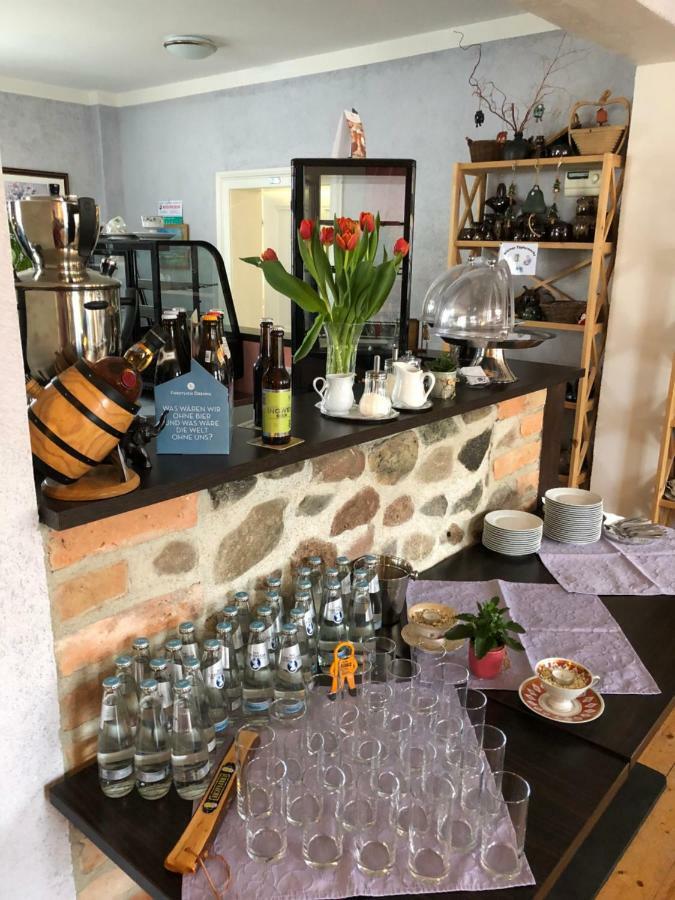 Alte Schule Cafe Und Pension Drehna Kültér fotó
