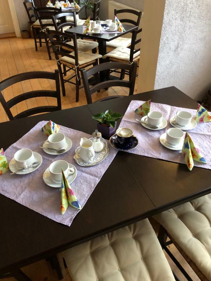Alte Schule Cafe Und Pension Drehna Kültér fotó